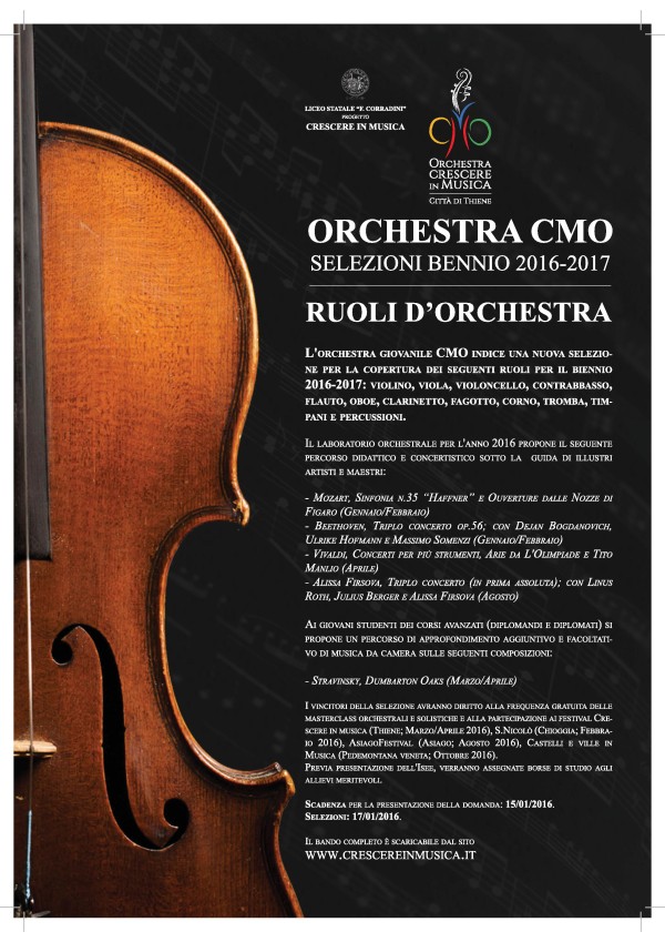 ruoli d orchestra short