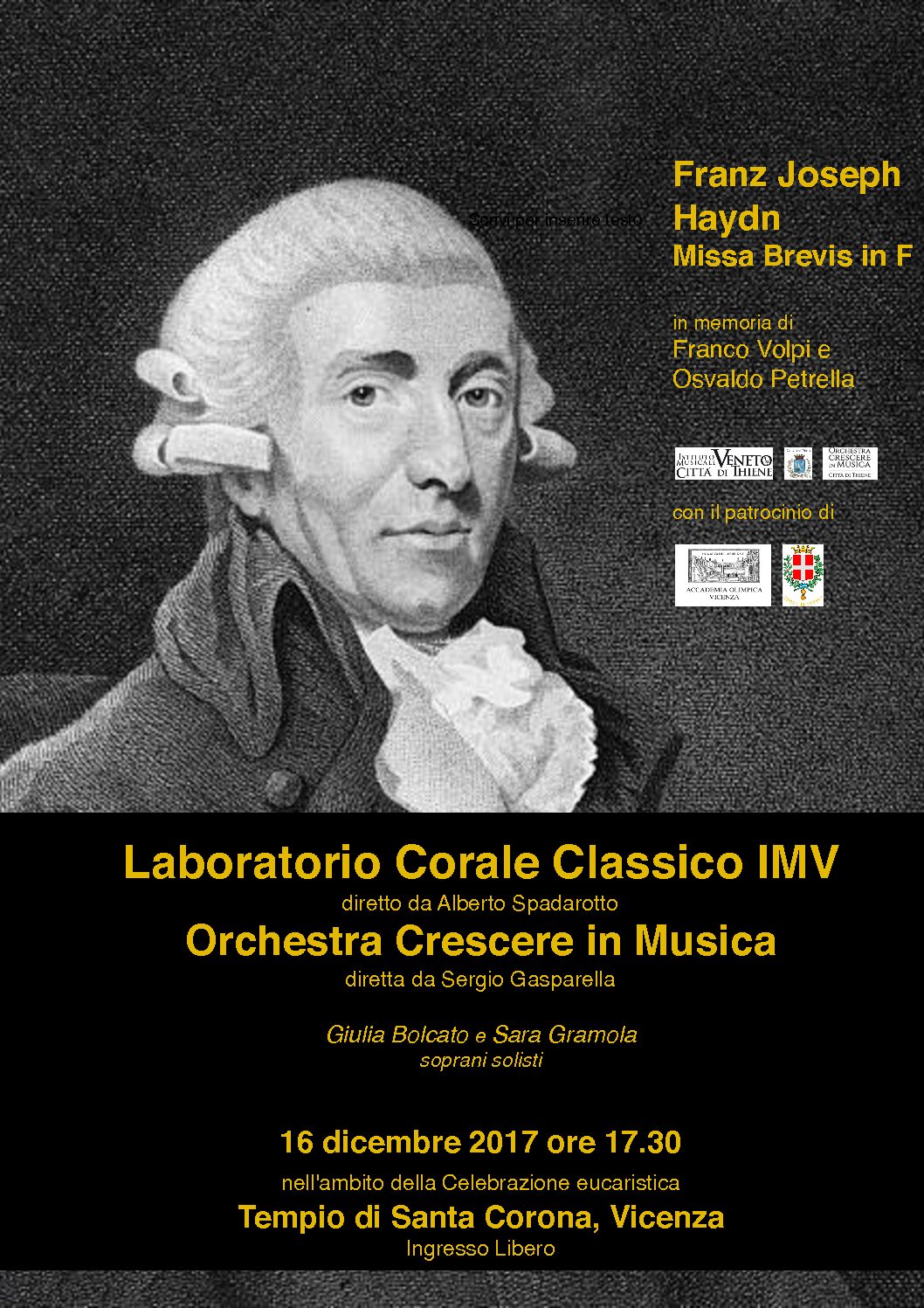 locandina MISSA BREVIS in F